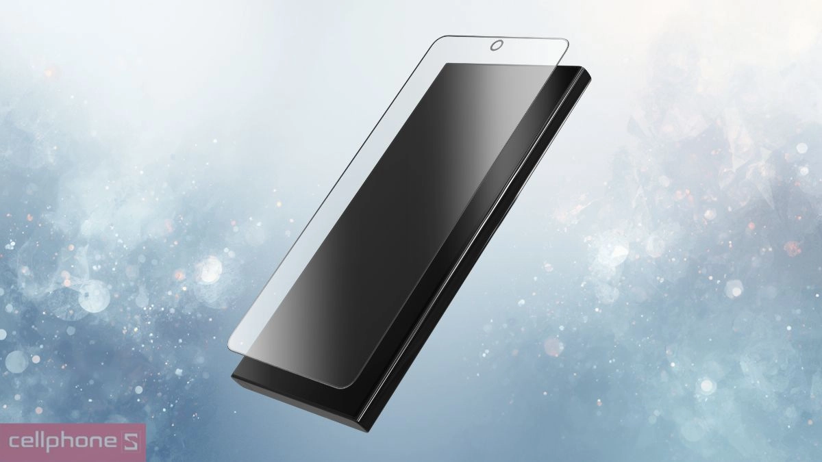 Hạn chế vân tay kính cường lực Samsung Galaxy S26 Ultra Zagg Glass Plus Edge Full viền có khay dán