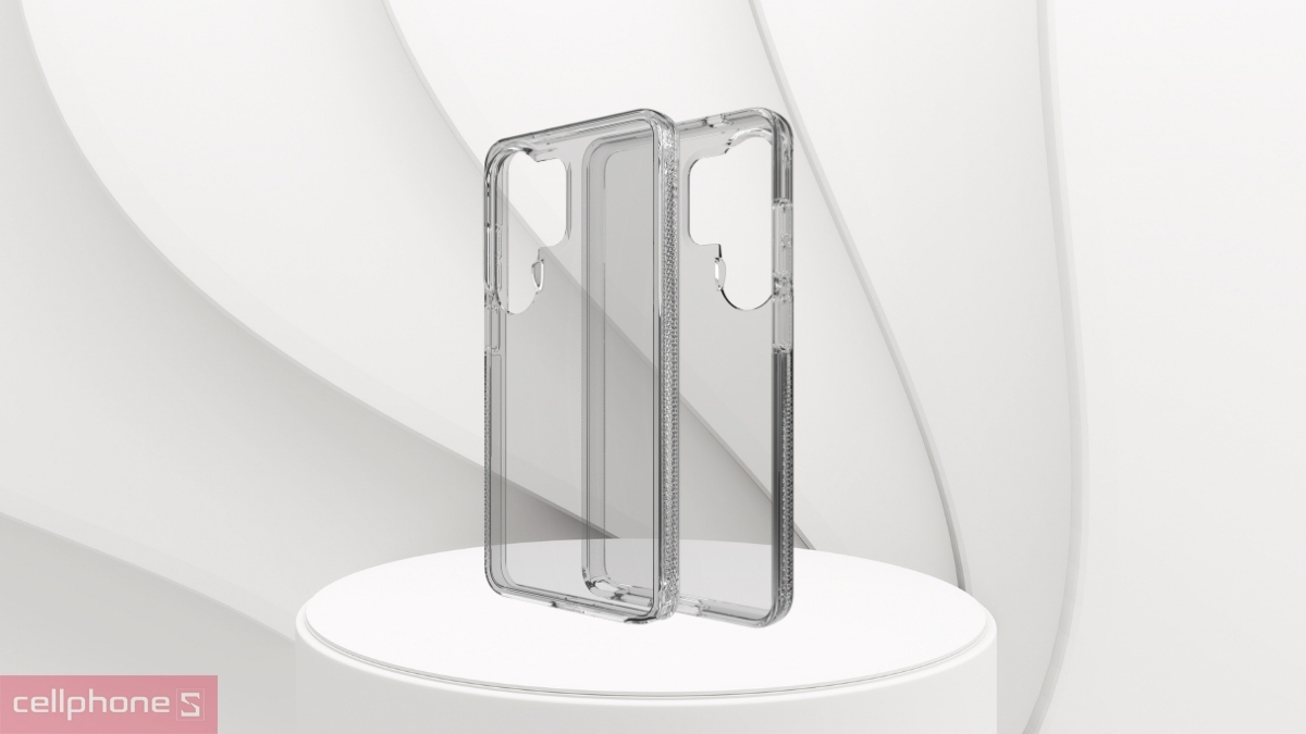 Thiết kế trong suốt ốp lưng Samsung Galaxy S26 Ultra Zagg Crystal Palace Clear