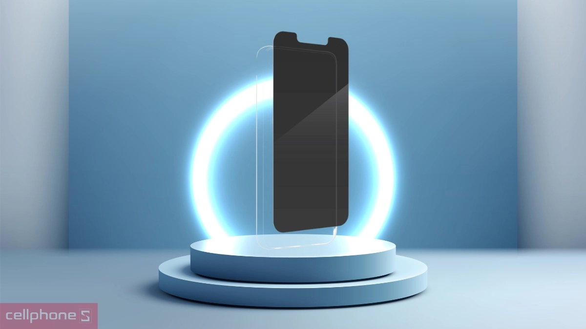 Thiết kế kính cường lực iPhone 14/13/13 Pro Invisibleshield Elite Privacy Edge (không viền)