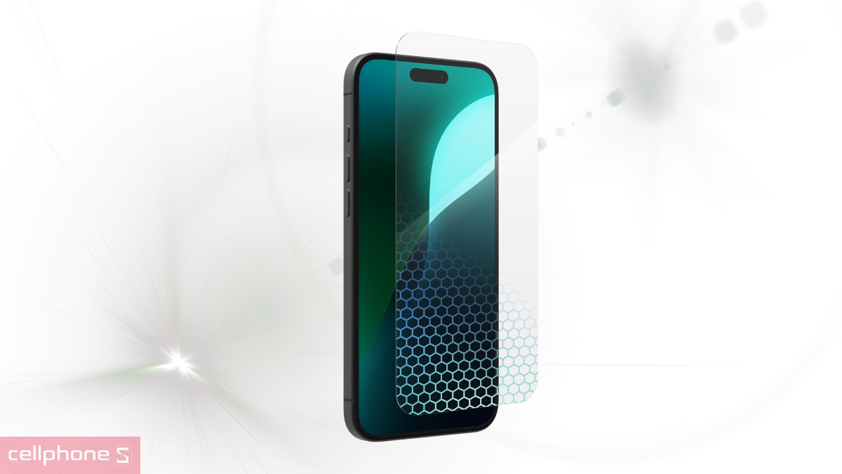 Độ bền kính cường lực iPhone 16/15 Invisibleshield XTR4 (không viền)