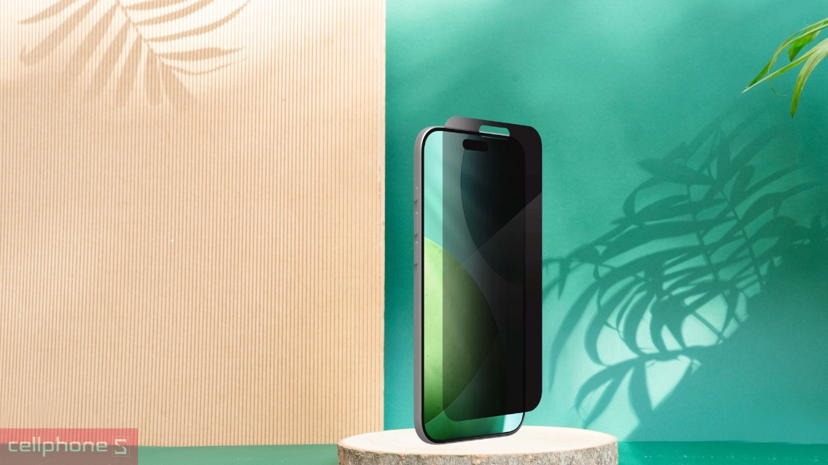 Chất lượng kính cường lực iPhone Air chống nhìn trộm InvisibleShield XTR (không viền)