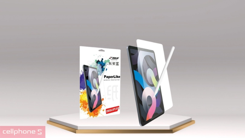 Dán màn hình Apple iPad Air 10.9 2024 Zeelot Paper Like Film cứng cáp, vừa vặn