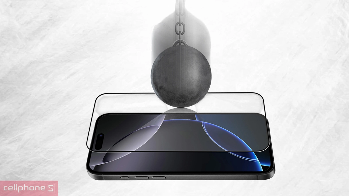 Kính cường lực iPhone Air Zeelot SolidSleek Ultra HD Full: Lớp bảo vệ bề mặt tối ưu