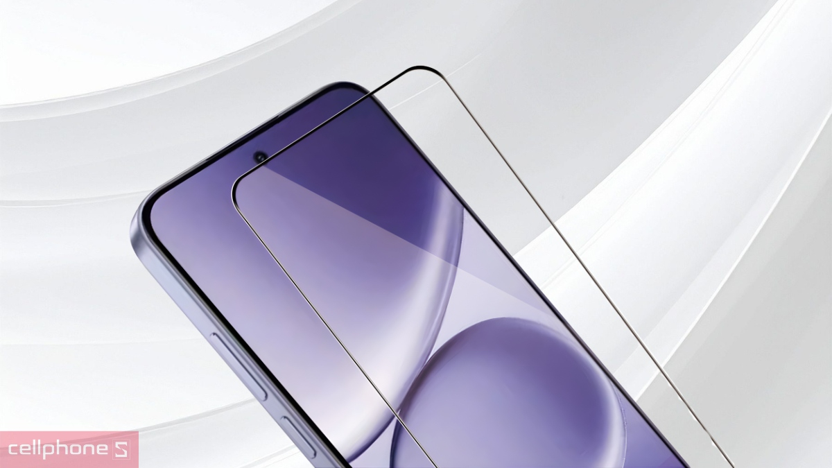 Độ trong suốt của kính cường lực Xiaomi Redmi Note 15 Pro Zeelot Solidsleek full viền