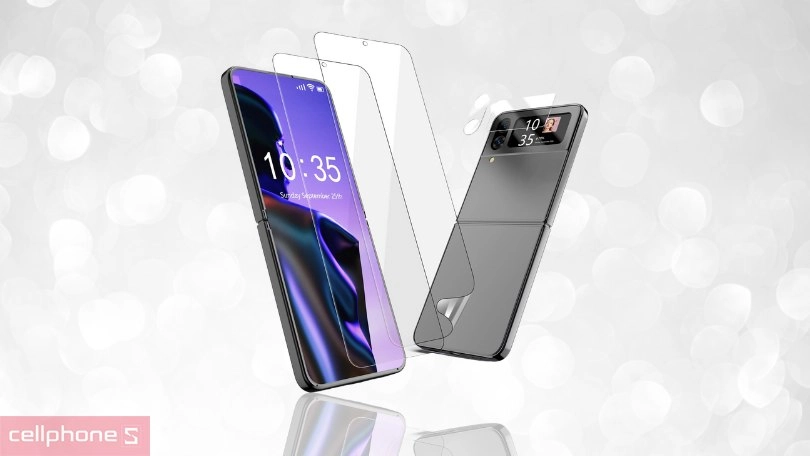 Giá dán màn hình, kính cường lực Z Flip 6 bao nhiêu tiền