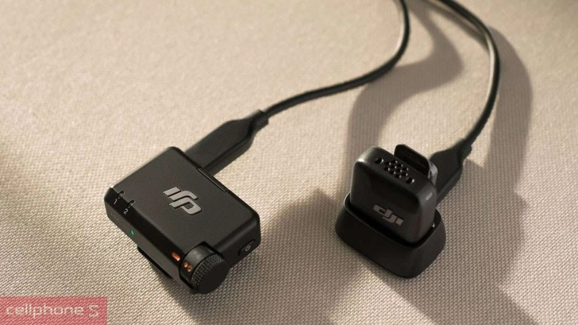 Thời gian sử dụng, thiết kế, trọng lượng của microphone không dây DJI Mini 1 Mic (TX+RX)