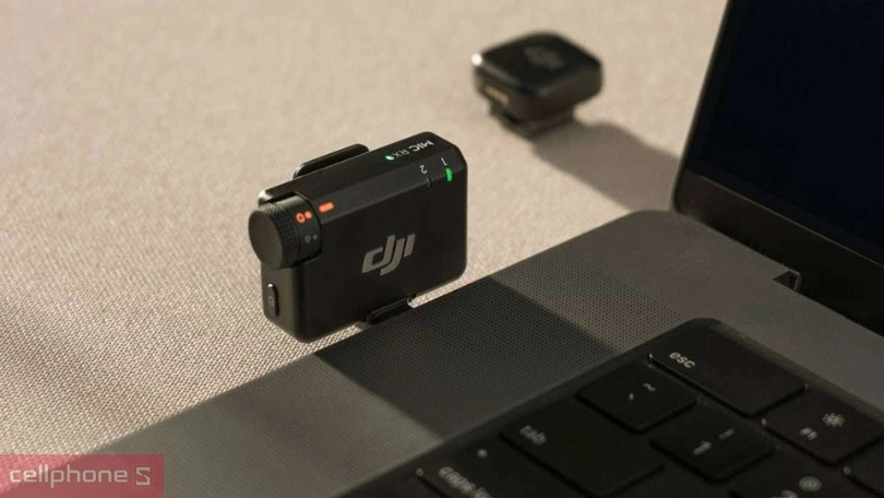 Chuẩn kết nối, phạm vi kết nối của microphone không dây DJI Mini 1 Mic (TX+RX)