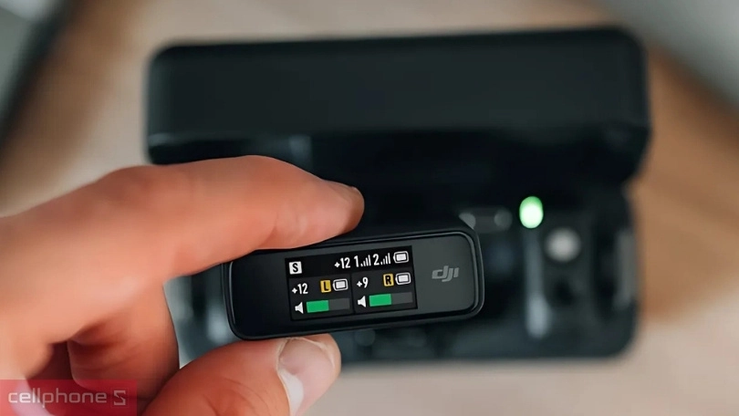 Dung lượng pin, thời gian sử dụng của microphone không dây DJI 3 Pro (TX+TX+RX) 2 Mic