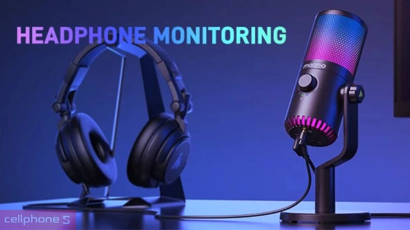 Tính năng khác của microphone thu âm Maono DM30RGB