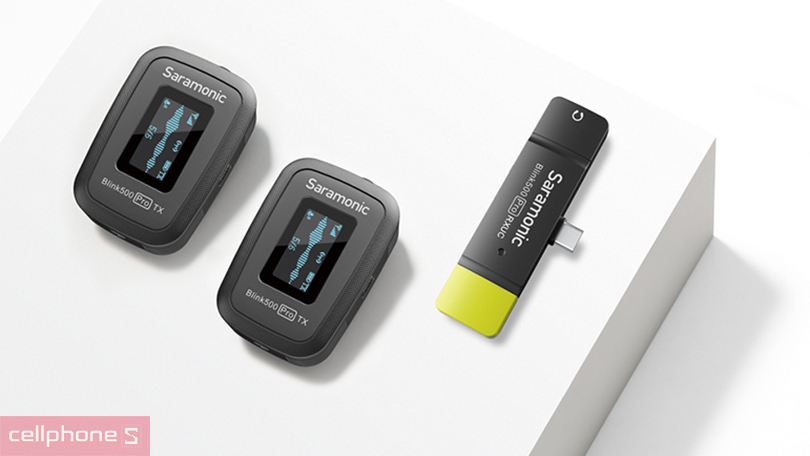 Microphone Saramonic Blink 500 Pro B6 - Thiết kế tiện lợi, thu âm hiệu quả