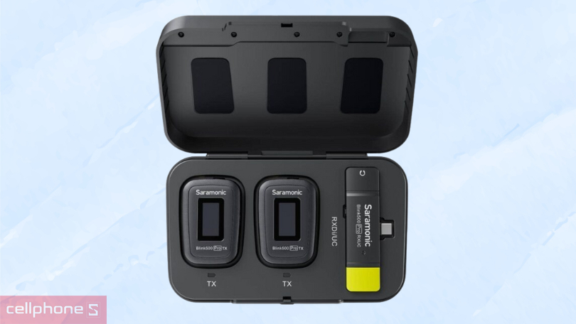 Microphone Saramonic Blink 500 Pro B6 - Thiết kế tiện lợi, thu âm hiệu quả