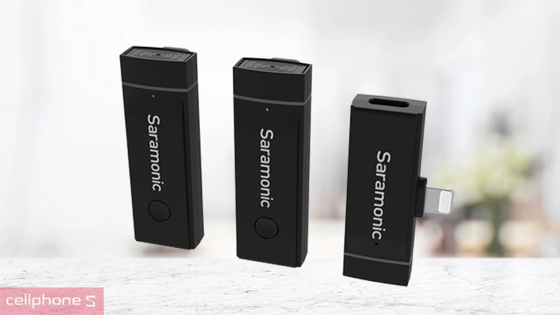 Microphone Saramonic Blink Go D2 Kit - Trọng lượng nhẹ, tích hợp đa hướng