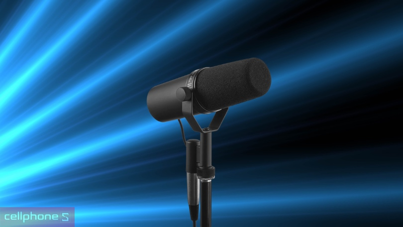 Microphone thu âm Shure MV7B - Hỗ trợ ghi âm chuyên nghiệp