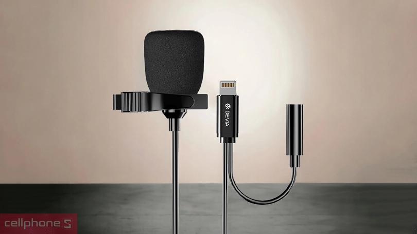 Hướng dẫn sử dụng microphone thu âm có dây Devia Smart Lightning