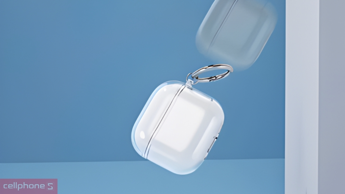 Bảo vệ Ốp Airpods 4 Ravaka Crystal