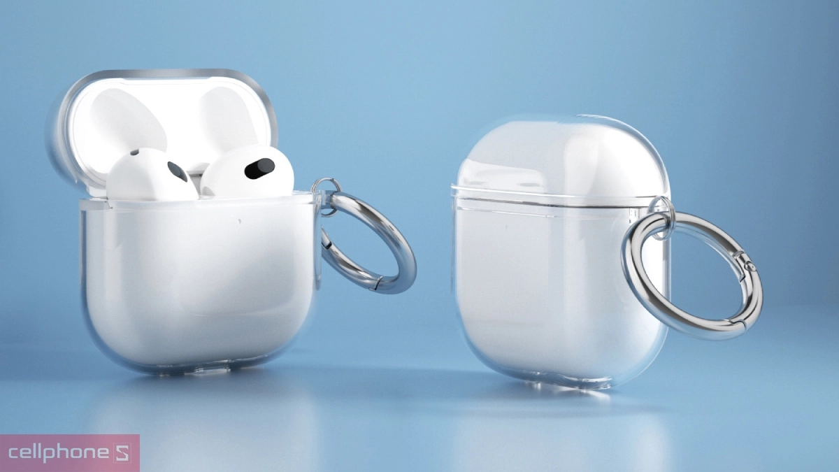 Chức năng ốp Airpods Pro 3 Ravaka Crystal