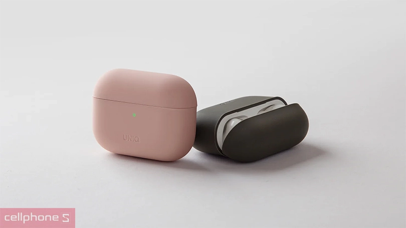 Ốp tai nghe Airpods Pro 2ND 2022 Uniq Lino Hybrid Liquid Beige – Bảo vệ hoàn hảo cho tai nghe