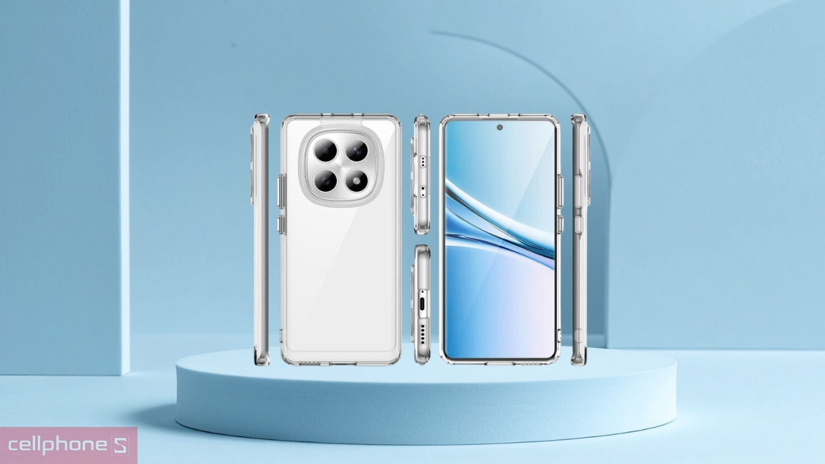 Ngoại hình ốp lưng Xiaomi Redmi Note 15 Pro 5G Likgus PU Clear