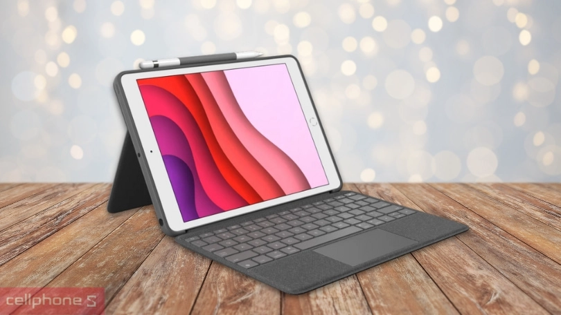 Bao da bàn phím iPad 10.2 2021 Logitech