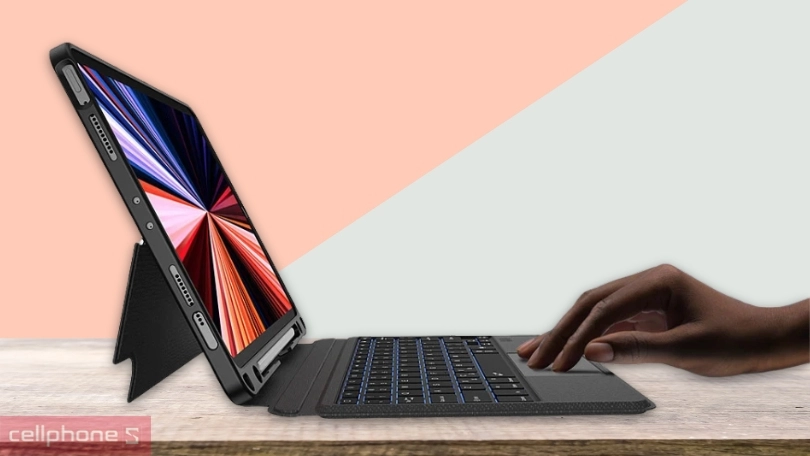 Bao da bàn phím iPad 10.2/10.5 Wiwu Mag Touch