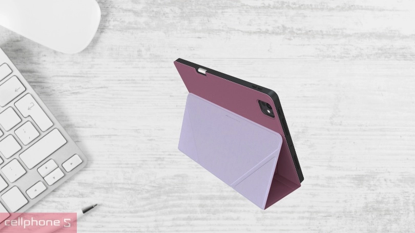 Bao da iPad Pro 11 2024 JCPAL Slimflex Folio with Pencil Holder có thể tùy chỉnh trở thành giá đỡ