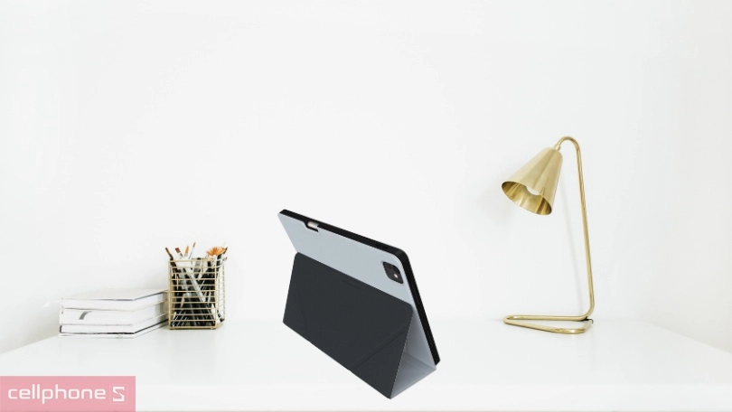 Bao da iPad Pro 11 2024 JCPAL Slimflex Folio with Pencil Holder có thể tùy chỉnh trở thành giá đỡ