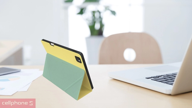 Bao da iPad Pro 11 2024 JCPAL Slimflex Folio with Pencil Holder có thể tùy chỉnh trở thành giá đỡ