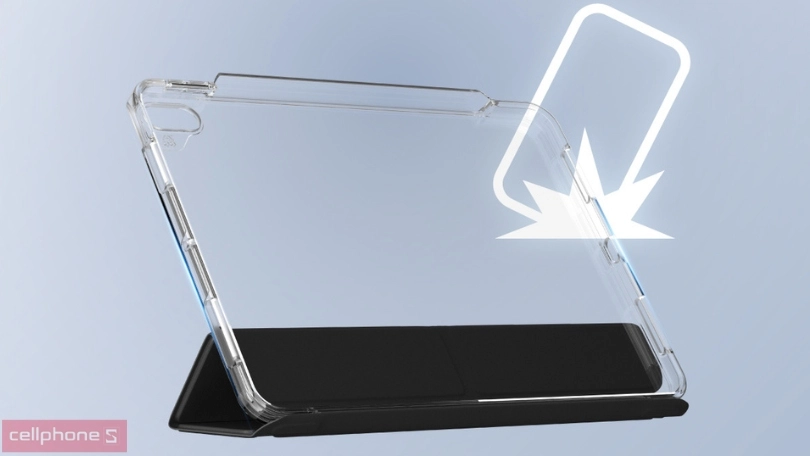 Chất liệu lưng iPad Air 13 2024 Zagg Crystal Palace Folio