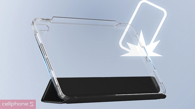 THiết kế ốp lưng iPad Pro 13 2024 Zagg Crystal Palace Folio