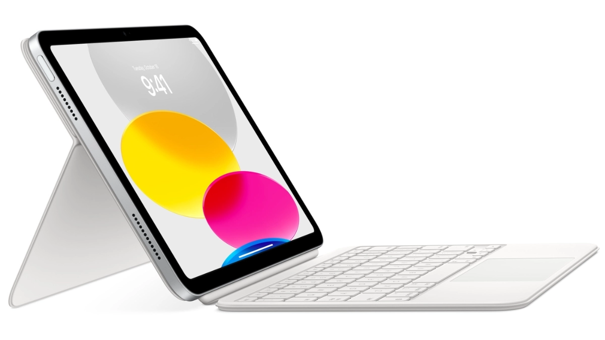 Bàn phím + bao da iPad 11 A16 (Gen 11)/10.9/Gen 10 Apple Magic Keyboard Folio White