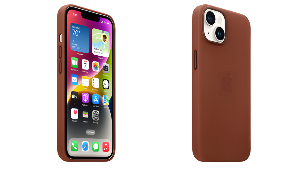 Thiết kế, khả năng kháng sốc của ốp lưng iPhone 14 Apple Leather Case With MagSafe