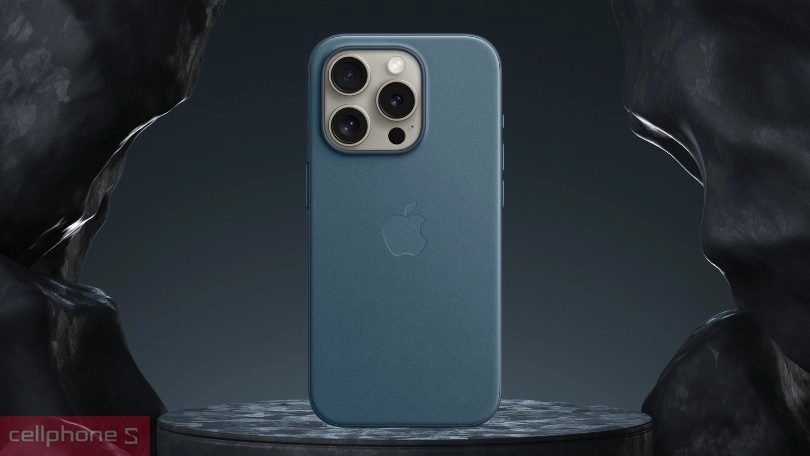 Ốp lưng iPhone 15 Pro FineWoven Case with MagSafe - "Chiếc khiên" uy tín từ nhà Apple