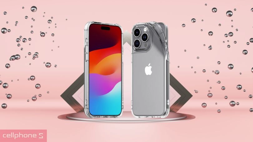 Ốp lưng iPhone 15 Pro Max Araree Flexield