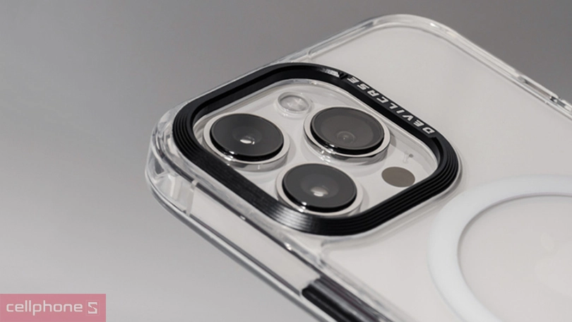 Ốp lưng iPhone 15 Pro Devilcase With Magsafe viền camera