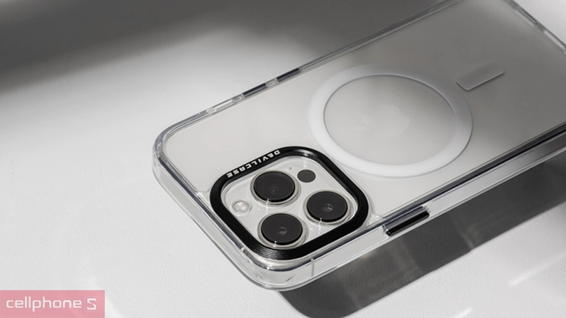Ốp lưng iPhone 15 Pro Devilcase With Magsafe viền camera