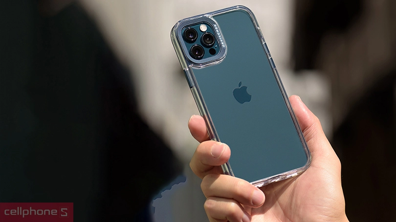 Ốp lưng iPhone 15 Pro Max Devilcase Bản tiêu chuẩn trong suốt Viền camera