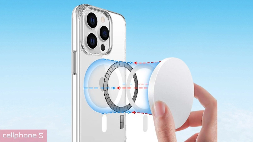 Ốp lưng iPhone 15 Pro Max Jinya With Magsafe - Thiết kế trong suốt, chống sốc cao