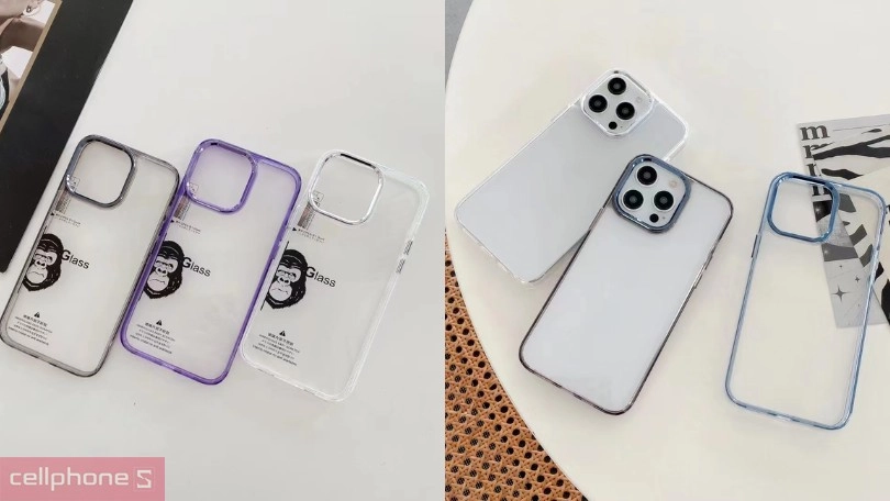 Ốp lưng iPhone 13/14 Likgus PC viền silicon mỏng nhẹ, kháng lực tốt