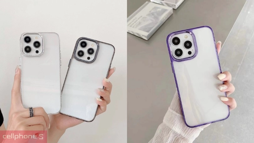 Ốp lưng iPhone 13/14 Likgus PC viền silicon mỏng nhẹ, kháng lực tốt