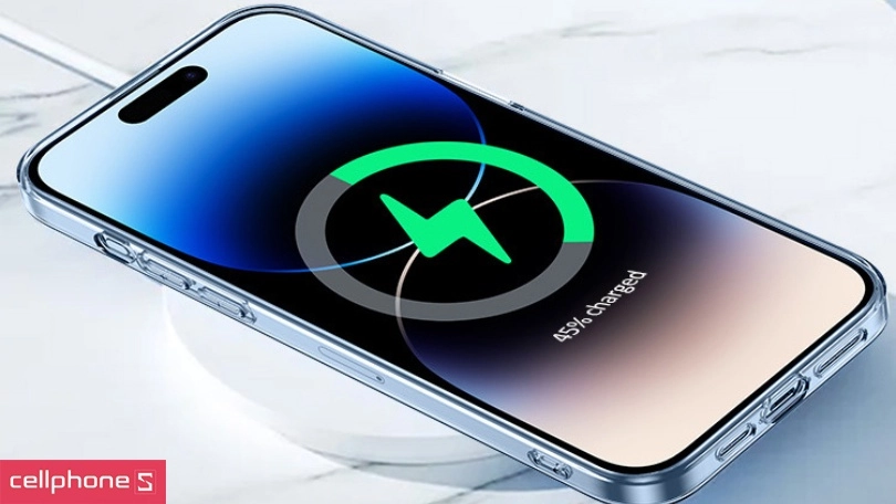 Ốp lưng iPhone 15 Pro Max Mipow Ultra Thin Transparent – Trong suốt ấn tượng