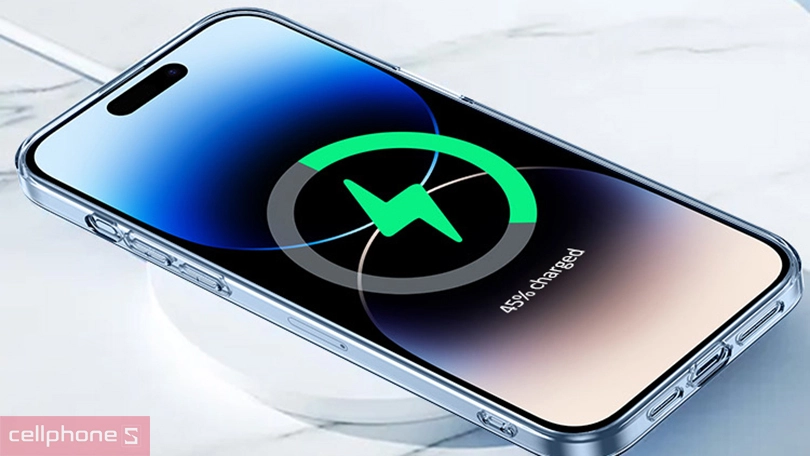 Ốp lưng iPhone 15 Pro Mipow Tempered Glass Clear - Thiết kế trong suốt, tối giản