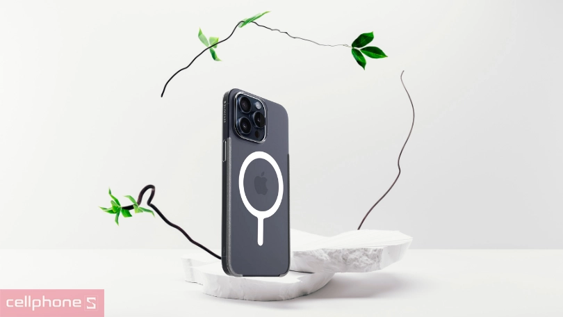 Ốp lưng iPhone 15 Pro Max Slimcase Unique With MagSafe trong – Chất lượng đỉnh cao