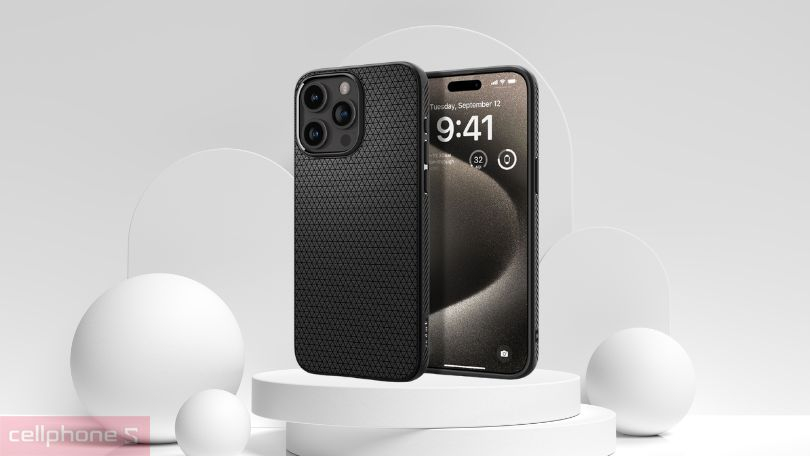 Ốp lưng iPhone 15 Pro Max Spigen Liquid Air