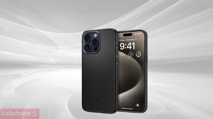 Ốp lưng iPhone 15 Pro Max Spigen Thin Fit