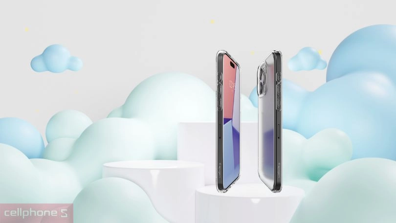 Ốp lưng iPhone 15 Pro Max Spigen Ultra Hybrid Crystal