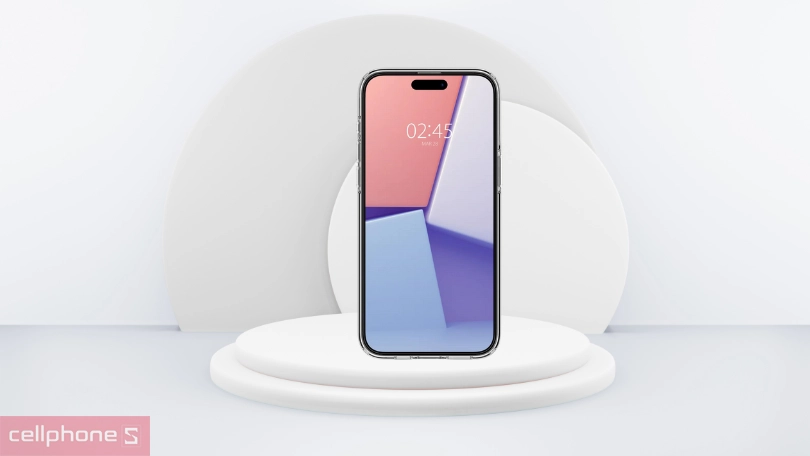 Ốp lưng iPhone 15 Pro Spigen Liquid Crystal – Bảo vệ tối ưu, không làm mất thẩm mỹ