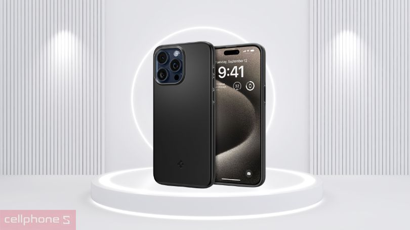 Ốp lưng iPhone 15 Pro Spigen Thin Fit