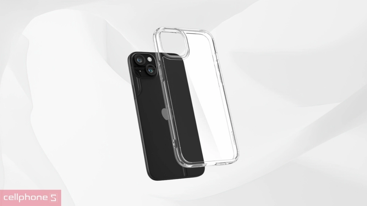 Cấu trúc ốp lưng iPhone 15 Spigen Mag Ultra Hybrid Crystal Clear