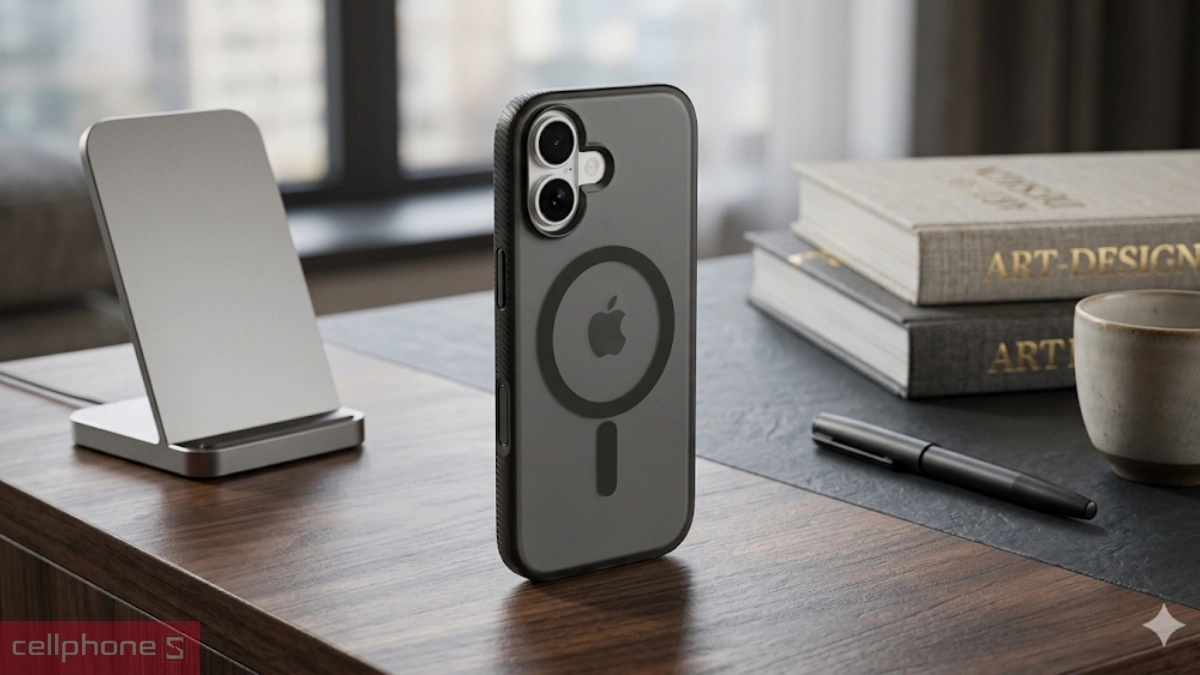 Thiết kế ốp lưng iPhone 17 Belkin Sheerforce Grip With Magsafe