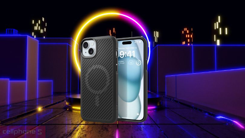 Ốp lưng iPhone 15 Plus Spigen Core Armor with Magsafe Matte